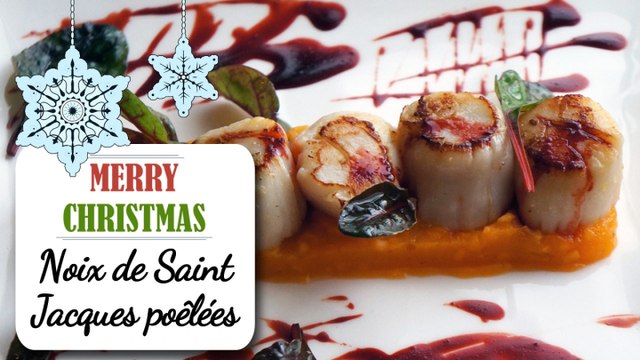 Noix de Saint-Jacques poêlées - Recette de Noël