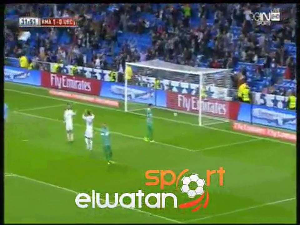 اهداف ريال مدريد الشوط الاول