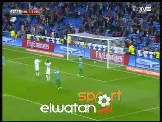 اهداف ريال مدريد الشوط الاول