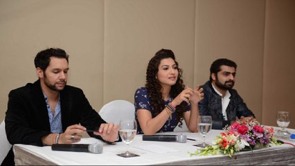Gauhar Khan Press conference after being slapped
