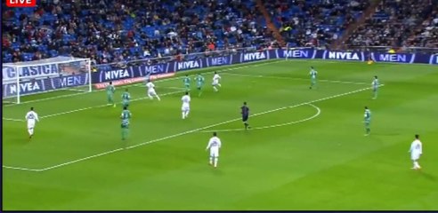 Chicharito Hernandez Goal - Real Madrid vs Cornella 4-0 (Copa Del Rey) 2014