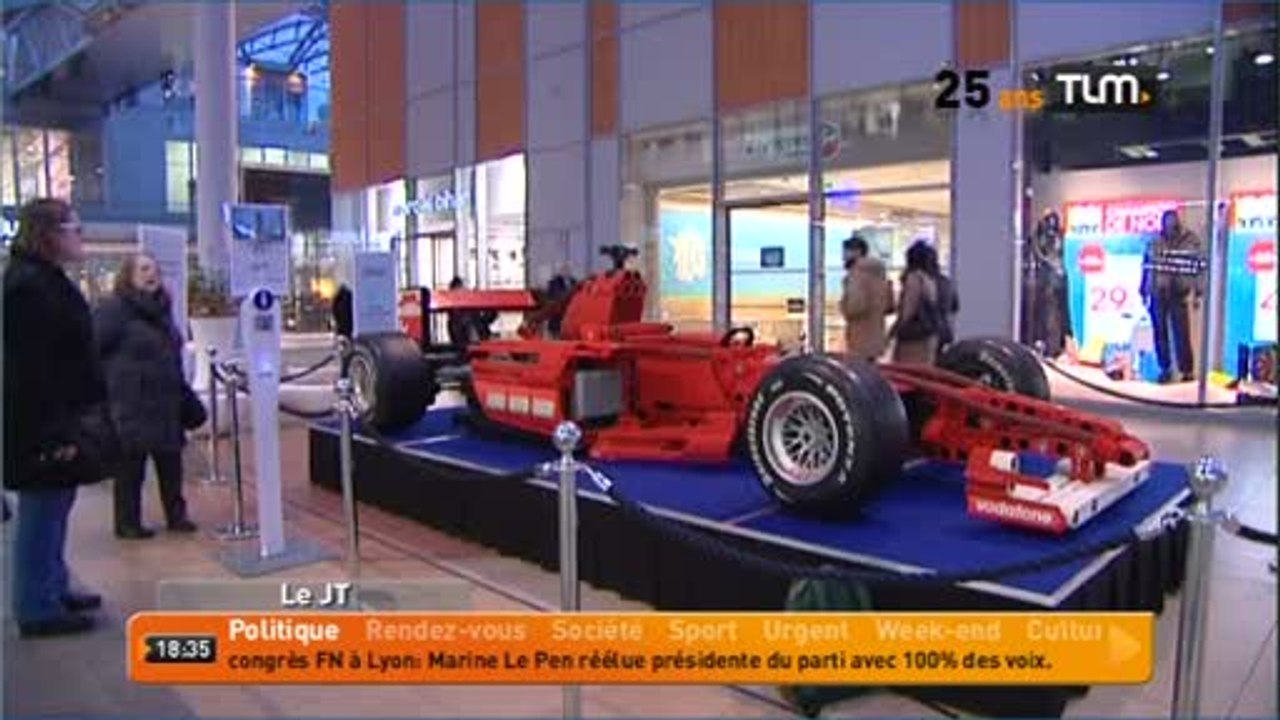 Une Formule 1 en Légo à la Confluence