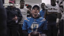 Chargers celebrate comeback victory over Ravens