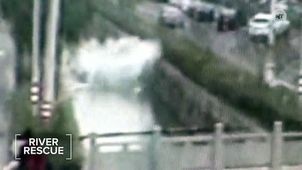 After A Car Plunged Into A River, Bystanders Saved The Day