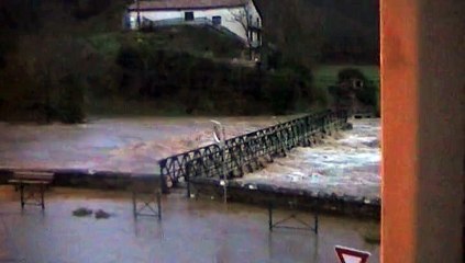 Inondation dans le sud de la France commune de Fayet