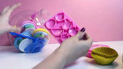 Peppa's Cupcake Dough Playset Peppa Pig Play Doh Cupcakes How to Make Playdough Cupcakes DIY