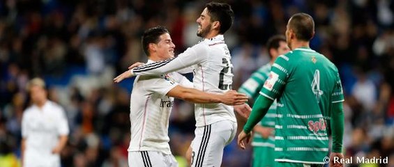 Coupe du Roi : Real Madrid 5-0 Cornella