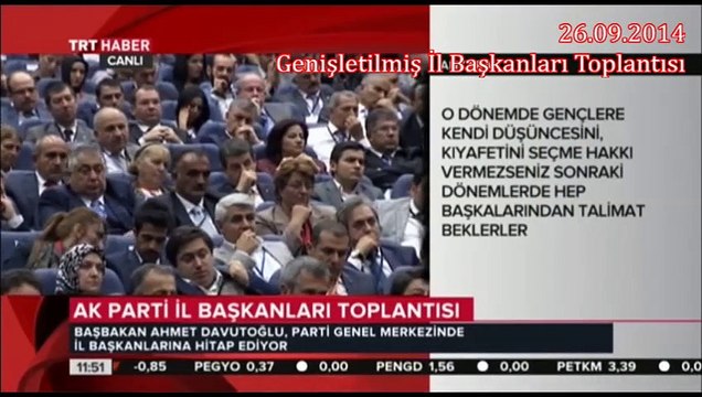 Türkiye Cumhuriyeti Başbakanı Sayın Prof.Dr.Ahmet DAVUTOĞLU'nun Uyuşturucu ile Mücadele Acil Eylem Planı Hakkında Konuşmaları 04.11.2014