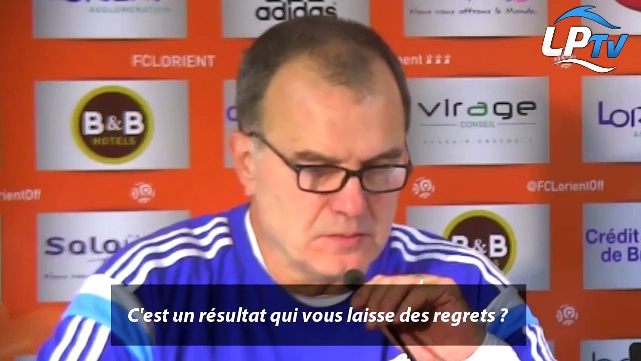 Lorient 1-1 OM : la réaction de Bielsa