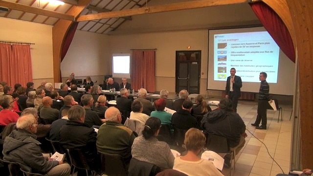 II La nouvelle desserte ferroviaire du Morvan nord expliquée à la population du sud auxerrois