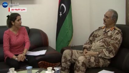 لقاء مع اللواء خليفة حفتر علي قناة الشروق الجزائرية 2.12.2014