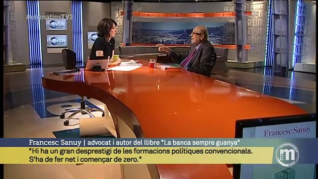 TV3 - Els Matins - Francesc Sanuy: S'ha de fer net i començar de zero