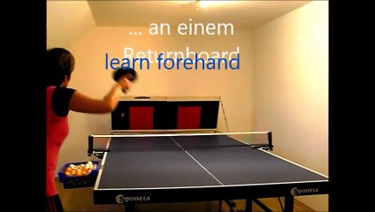 Table Tennis solo training