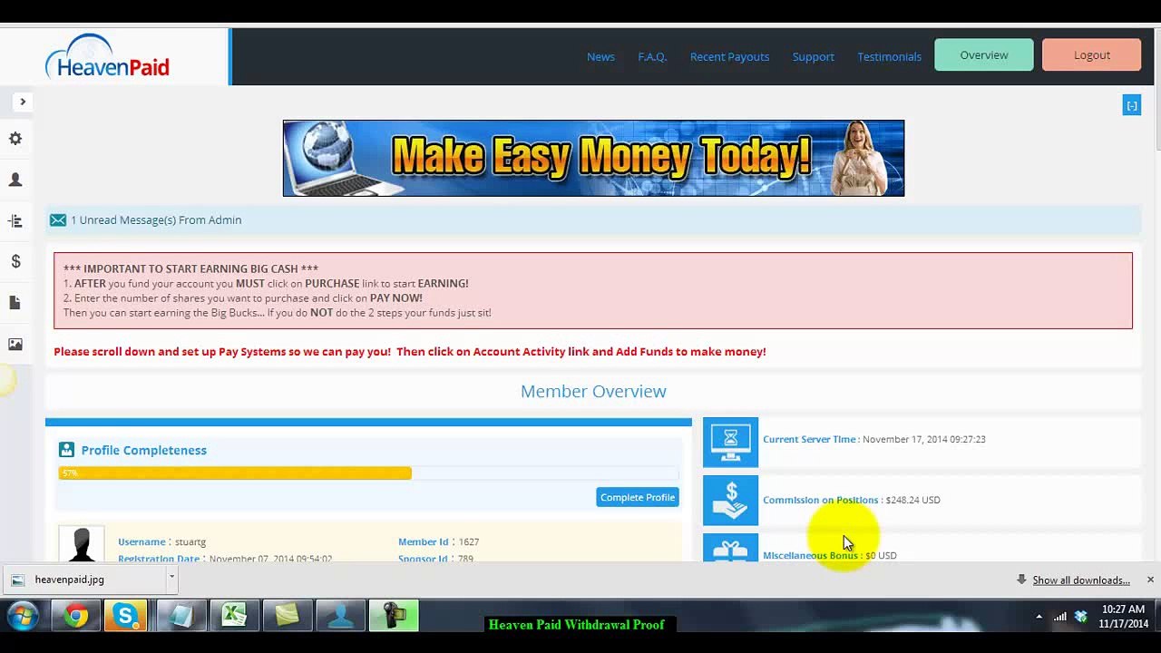 Heaven Paid Paypal