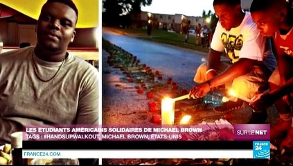 Les étudiants américains solidaires de Michael Brown