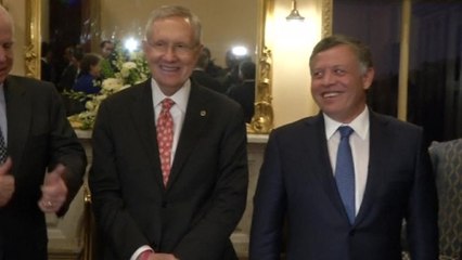 Jordan's King Abdullah visits Capitol Hill