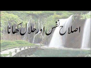 Islah-e-Nafs Or Halal Khana