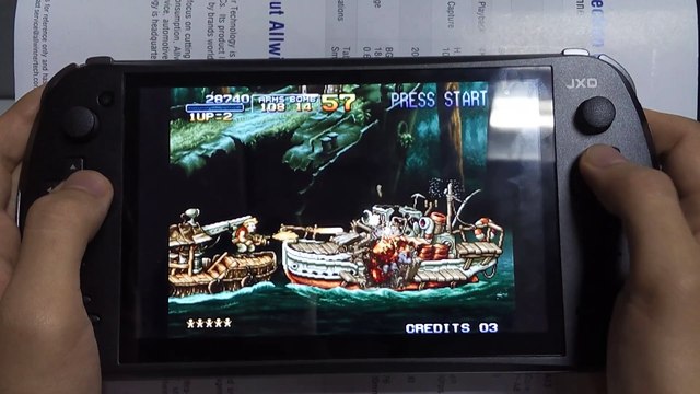 01 Metal Slug 3 Video game on JXD S7800b handheld game console