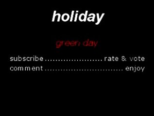 green day - holiday - lyrics