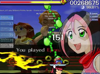 Osu! Replay n°2 : Ocarina of Time Medley - Michiko Naruko [The Legend of Zelda]