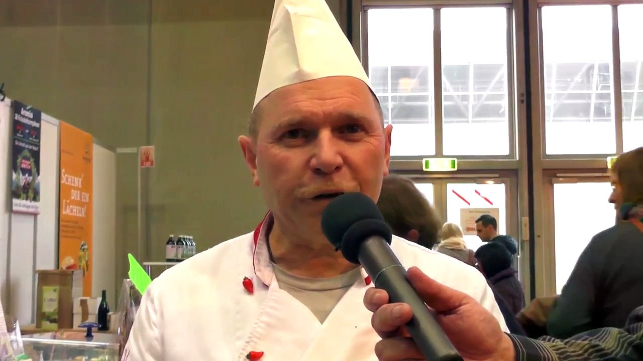 Wellness Messe Wien 2014 Interview . Pure Live Sprossen vom Chefkoch