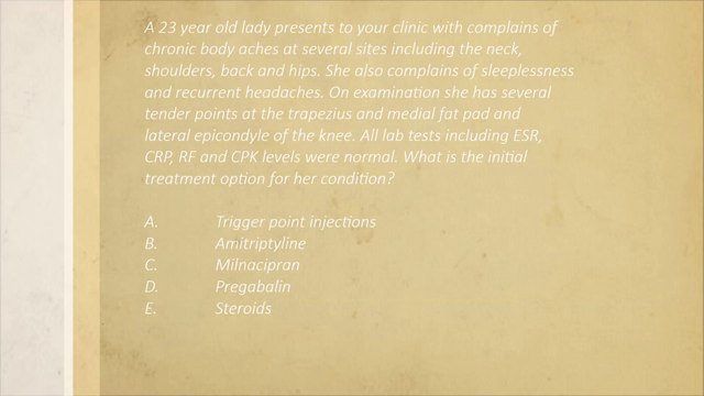 Clinical Case scenarios for USMLE Step 2 CK case four