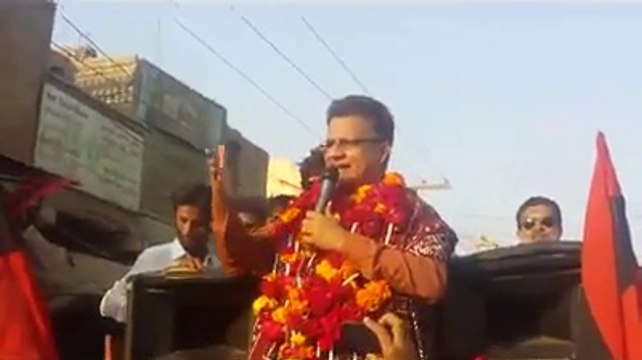 KN Shah, Ayaz Latif Palijo Speech Mohabt Sindh Bedari March 27Nov 2014