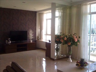 Apartment for rent in Hoang Anh Gia Lai 3, Phu My Hung, Dist 7, 8th Flr, price: 650Usd/mth, fearture: 120m2, 3Brs, 2Wcs,living room and kitchen, fully furnished