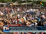 Paraguay: miles de fieles visitan a la Virgen de los Milagros