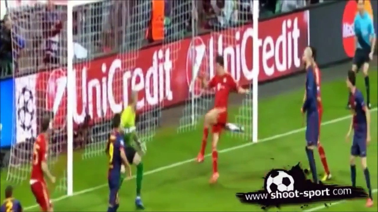 أهداف بايرن ميونخ 7-0 برشلونة بتعليق الشوالي و...