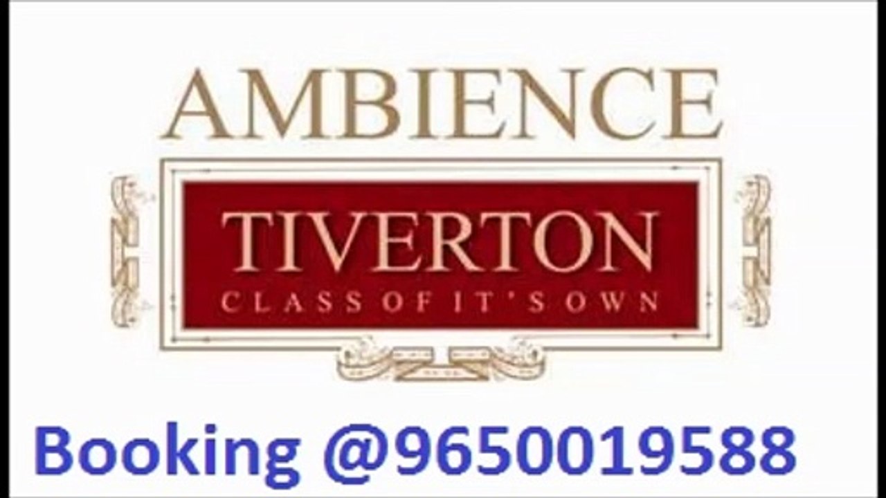 3/4Bhk 96500.19588 Ambience Noida Sector 50 Tiverton - Noida-Price 9000