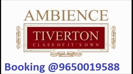 3/4Bhk 96500.19588 Ambience Noida Sector 50 Tiverton - Noida-Price 9000