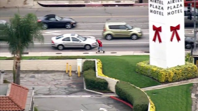 Course poursuite en long board