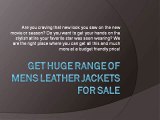 Get Huge Range of Mens Leather Jackets