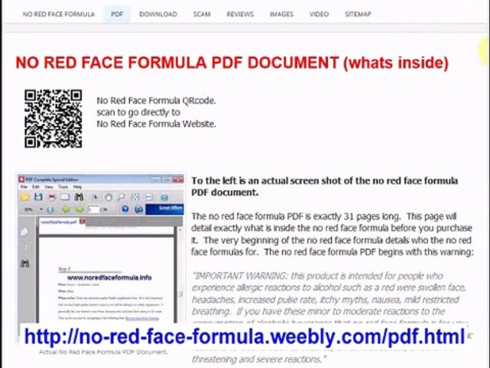 pdf   NO RED FACE FORMULA   pdf document download