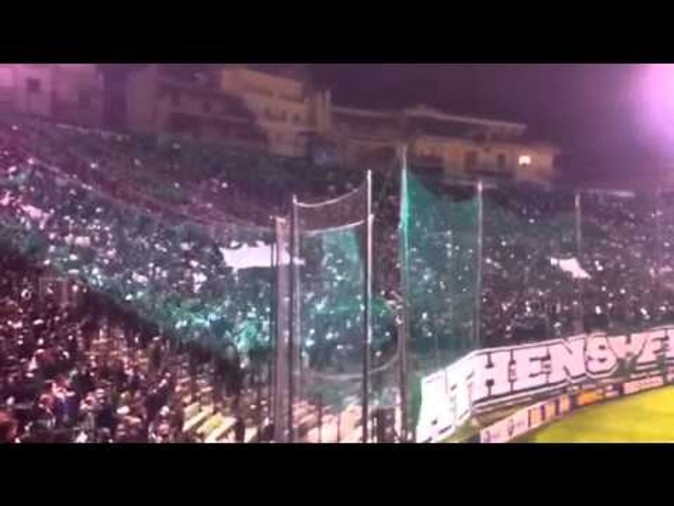 gazzetta.gr: Το coreo των οπαδών του Παναθηναϊκού στο ματς με ΠΑΟΚ