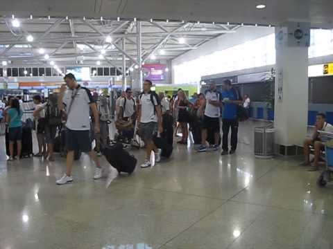 Gazzetta.gr Η αναχώρηση της Εθνικής για Στρασβούργο