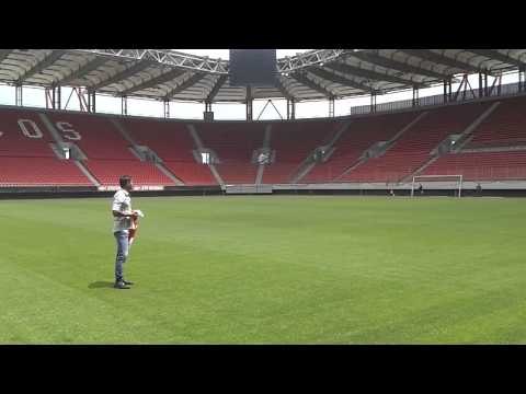 Ο Τσόρι στον αγωνιστικό χώρο του Καραϊσκάκη