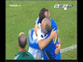 Ελλάδα-Κροατία 2-0 Το γκολ του Γκέκα