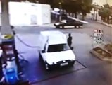 Vídeo incrivel de acidente de uma moto Hornet com uma S10 em Fortaleza