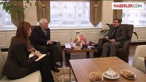 Güllüce, İspanya'nın Ankara Büyükelçisi Peydro'yu Kabul Etti