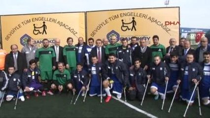 Eski Milli Futbolcular ile İstanbul Özürlüler Spor Kulübü Arasında Engele Hayır! Maçı...