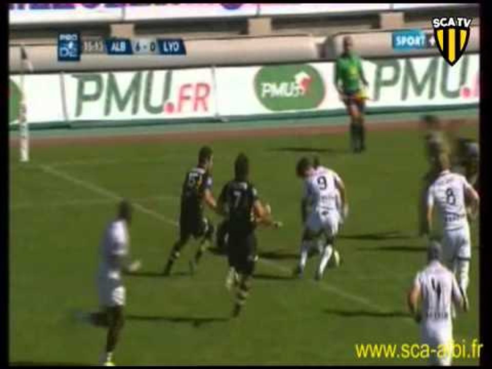 Rugby Pro D2 match Albi Lyon