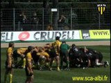 Rugby Pro D2 résumé du match Aix Albi