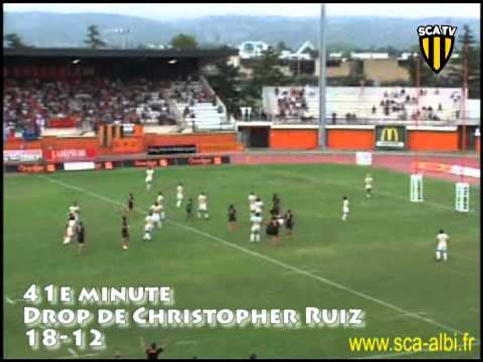 Rugby Pro D2 résumé du match Narbonne Albi