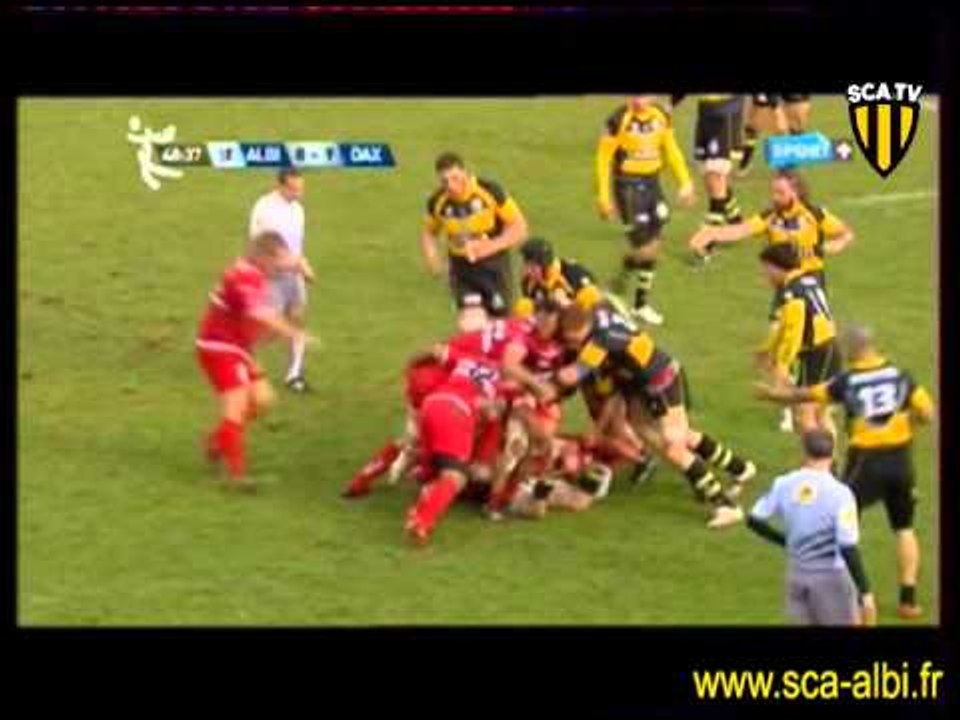 Rugby Pro D2 résumé du match Albi Dax