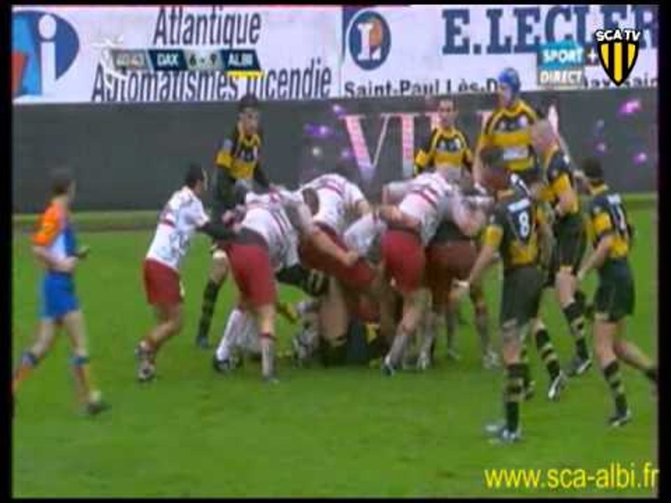 Rgby Pro D2 résumé du match Dax Albi