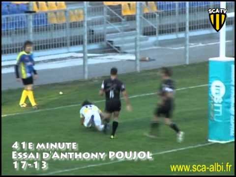 Rugby Pro D2 résumé du match Aix Albi