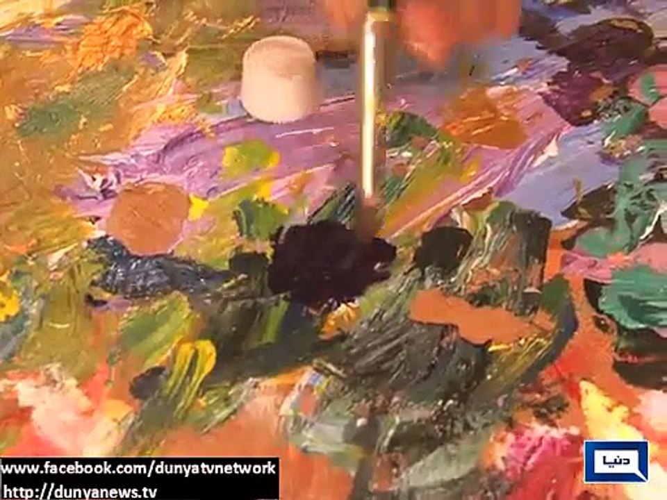 Amazing disable girl masters art-must watch - V...