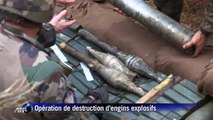 Centrafrique: des soldats français détruisent des explosifs